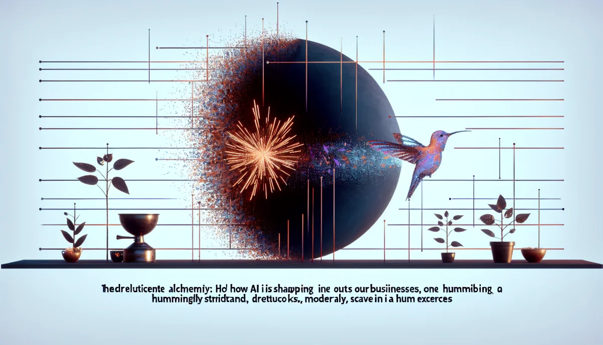 L’alchimie discrète : Comment l’IA façonne nos entreprises, un pas de colibri après l’autre